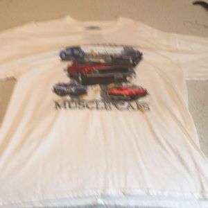 Graphic Muscle car crew neck T-Shirt